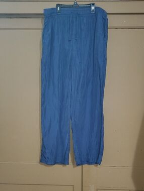 Poetry 100% SILK Wide-leg drawstring trousers